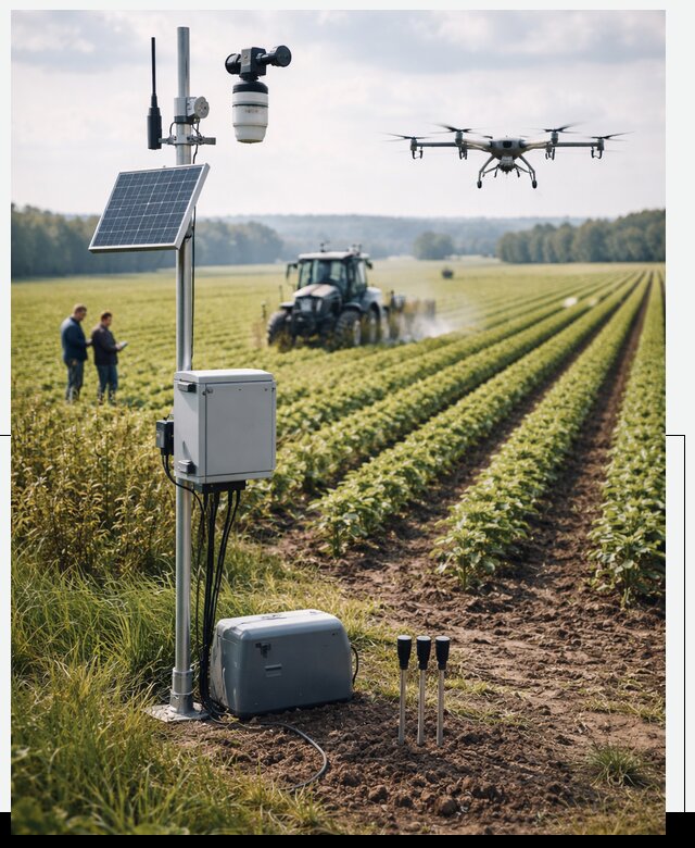 Разработка IoT мониторинга полей в Ессентуках от 8667 р. | АвикейСсн